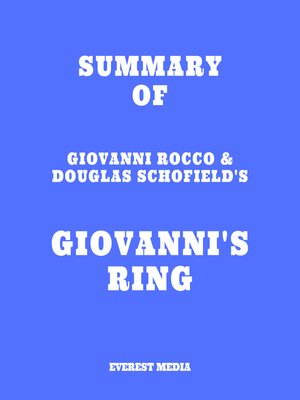 cover image of Summary of Giovanni Rocco & Douglas Schofield's Giovanni's Ring